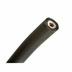 Przewód silikon.0.5mm2 czarny-7595