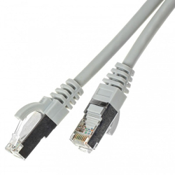 PATCH CORD S/FTP KAT.6A 20m SZARY LSOH