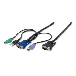 PLANET KABEL KVM-CB-5M 15M/2xPS/2