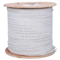 Kabel płask białyi FTTH MDIC 2J 1x2 Op. 500mb