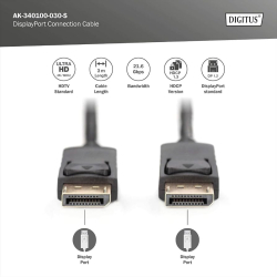 DIGITUS KABEL DISPLAYPORT 4K 60Hz UHD M/M