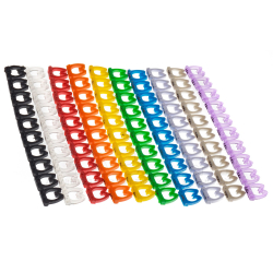 Literowany Oznacznik na Kabel A-C Przewód 4-6mm 3x