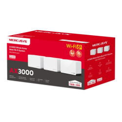Mercusys Halo H85X Mesh WLAN zestaw 3-pak Wi-Fi6