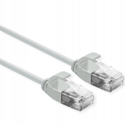 PATCHCORD F/FTP KAT.6A 0,15m SZARY LSOH SLIM