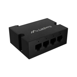 LANBERG DIN-FE4-AT-30W 1XIN 3X OUT INDUSTRIAL