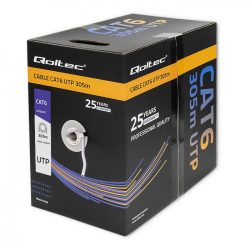 Qoltec Kabel sieciowy/skrętka UTP | CAT6 op. 305mb
