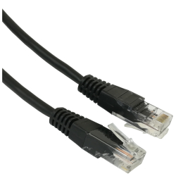 PATCH CORD U/UTP KAT.6 0,25m CZARNY
