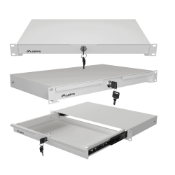 LANBERG SZUFLADA DO SZAF 19" 1U 270MM SZARA