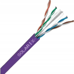 SOLARIX KABEL U/UTP KAT.6 DRUT LSOH OP.305mb