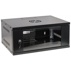 Netrack Szafa RACK 19" 4U/400 light Czarna