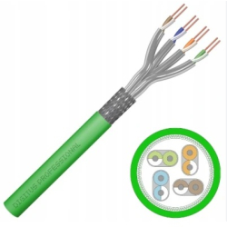DIGITUS KABEL KAT.8.2 S/FTP LOSH OP.500MB ZIELONY