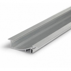 Opr.LED FLAT8 profil 2m H/UX aluminium sur.