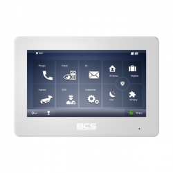 BCS-MON7600W-2 monitor domofonowy biały IP/2 żyły