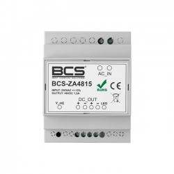 BCS-ZA4815 48V 1.5A zasilacz DIN  2 żyły