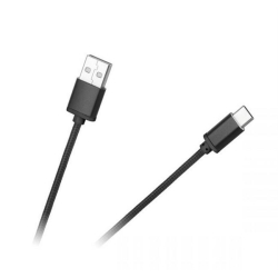 USB kabel USB A wtyk / wtyk Type-C 1m PREM