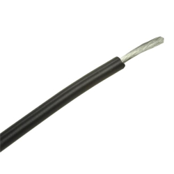 Przewód silikon.0.8mm2 czarny