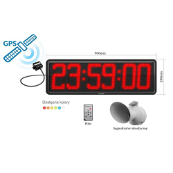 ZB20-R zegar czerwony , GPS, buczek standard 88dB