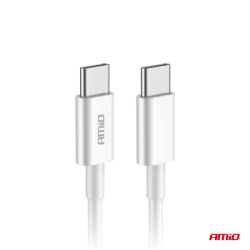 USB kabel USB C wtyk / wtyk Type-C 1m AMIO X109