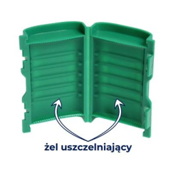 Puszka hermetyczna IP68 z żelem 46,2/74/26mm PHZ-3