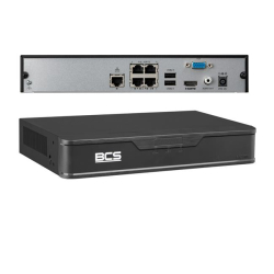 Rejestrator BCS-P-NVR0401-4KE-4P-III Promocja