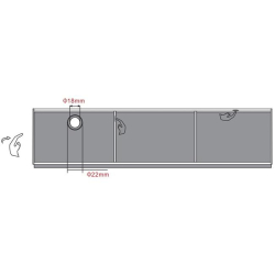 LED Włącznik dotykowy okrągły biały TD004AM 12V 4A-14485