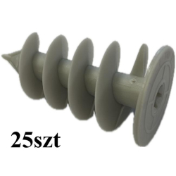 Kołek do styropianu FID " ślimak " 25x50mm  25szt