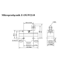 MSWITCH Z-15GW22-B rolka+dźwig.25mm 15A 250V-14946