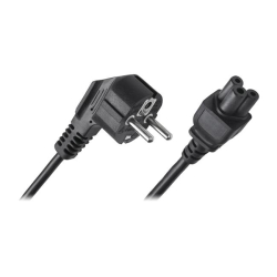 Kabel sieciowy "koniczynka" LAPTOP 1,5m