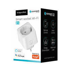Gniazdo sieciowe sterowane WIFI P4 Białe  Tuya-15160