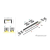 Opr.LED BEGTON12 J/S profil 3m alu.sur. -15100