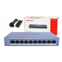 Switch Hikvision DS-XS0110-P/Polish 10-portowy