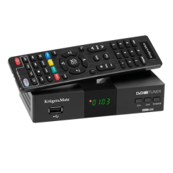 Tuner DVB-T2 H.265 HEVC KM0550D Kruger@Matz
