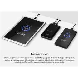 POWER BANK Kruger&Matz 10000 mAh Li-pol QC, PD-15290