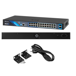 BCS-B-SP24G-2SFP-M switch 24+2porty,2xSFP