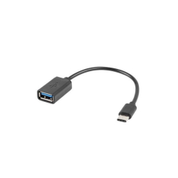 USB adapter type-C wtyk / USB-A gn. na kablu