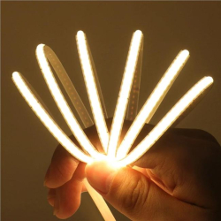 LED.taśma biały ciepły COB 480 5m 6W/m 4mm 24V -15424