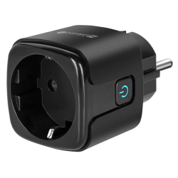 Gniazdo sieciowe sterowane WIFI P4 Czarne   Tuya