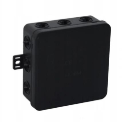 Puszka n/t HERM 100x100x41mm IP54 N7 CZARNA