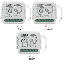 Sterownik WiFi NO/NC TUYA OXT 5A,150W 12-48V,230V-15705