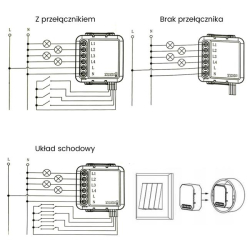 Sterownik WiFi 4-obwody TUYA OXT 230V T224-15741