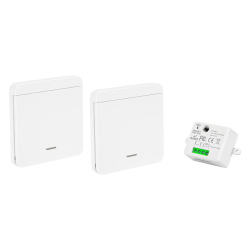 Bezprzewodowy odbiornik 230V + 2 włączniki