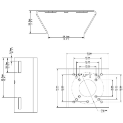 Uchwyt kamery TR-UP06-B-IN UNIVIEW słupowy-15867