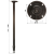 Uchwyt kamery BR60X120-B teleskop 60-100cm CZARNY