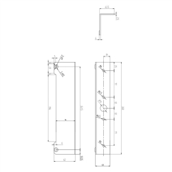 Elektr. Kaseta uniwersalna H=280 GRAFIT-15932