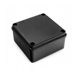 Puszka n/t HERM 100x100x50 IP56 S-BOX 116C CZARNA