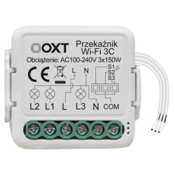 Sterownik WiFi 3-obwody TUYA OXT 230V T223