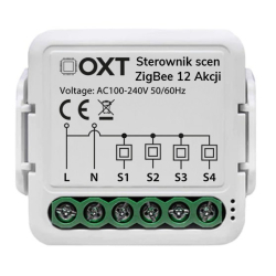 Moduł OXT mini sterownik scen 12 akcji 230V ZigBee