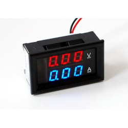 Voltomierz / amperomierz panel LED 0-100V, LC23