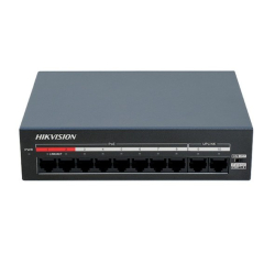 Switch Hikvision DS-XS10-P(O-STD)  8xPoE+2xUplink