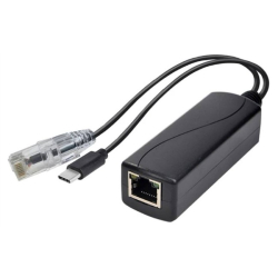Splitter POE LAN+PoE->LAN + USB-C U011